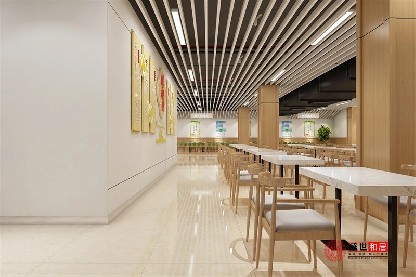 合肥某醫(yī)院食堂餐廳裝修設計案例